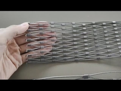 شبكة حبل الفولاذ المقاوم للصدأ هي شبكة كبل معمارية آمنة وجميلة