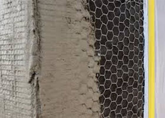 الشبكة السلكية الستة الأطراف تستخدم كشبكة البستوك لتعزيز السقف والجدار