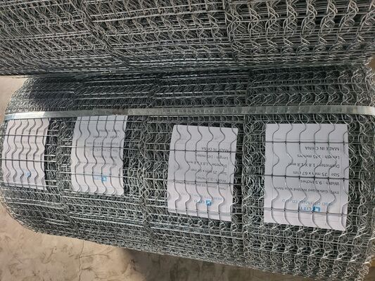 Hot Dipped Galvanized Coating Pipeline Reinforced Mesh Astm A185 معايير التنفيذ