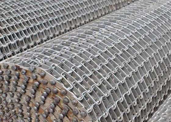 حزام سير معدني على شكل قرص العسل 0.5 م - 3.5 م عرض سيور سلك مسطح