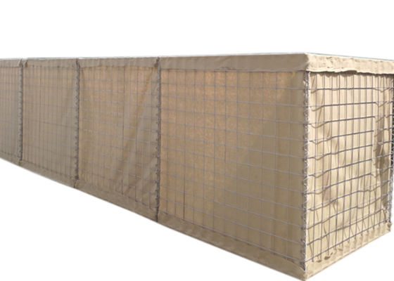 التراب Hesco Bastion Wall التراب العسكري 4 مم 5 مم قطر السلك