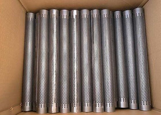 أنبوب معدني مثقوب من الفولاذ المقاوم للصدأ 6-20mm OD للتصفية