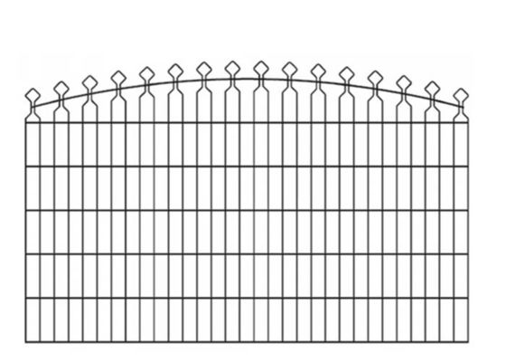 شبكة برستيج 868 سلك مزدوج السياج 50 × 200mm للزخرفة