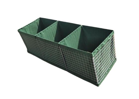 حصن دفاعي 50 × 50 ملم حاجز غابيون للدفاع العسكري وحماية من الفيضانات