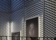 الألومنيوم الماس 0.8mm سمك المعدن الموسع التصميمات الزخرفة الجدار الداخلية