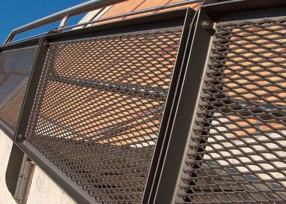 ألواح تعبئة درابزين معدنية ممددة بسماكة 1.5 مم