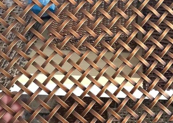شبكات سلكية زخرفية متعددة الاستخدامات بسعة 2 مليمتر للخزانات والديكورات المعمارية 31٪ مساحة مفتوحة