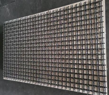 مكافحة التعمية المنسوجة تهتز شبكة الشاشة 870x1500mm 40mm فتحة لوحة خام لزجة الرطب